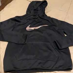 Black Nike sweatshirt.